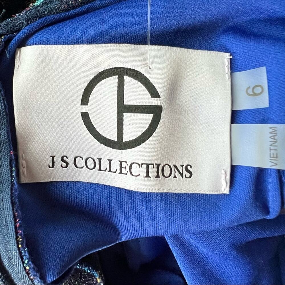 JS Collections Embroidered Cocktail Dress - Picture 8 of 8